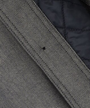 J.PRESS MEN ヘリンボンCPOジャケット ネイビー系9