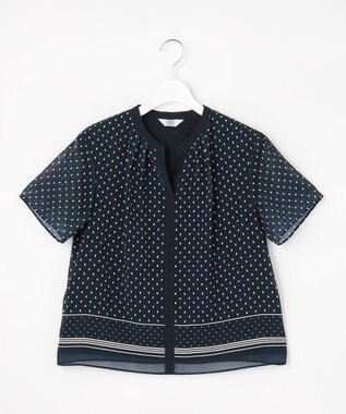 J.PRESS LADIES S パネルプリント スキッパー カットソー