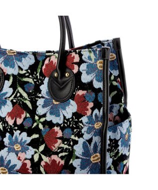 UNBILLION カシュカシュ cachecache / ジャガードスクエアトート ブラック