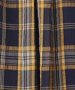 自由区 【WEB限定】シアーチェック ギャザースカート ネイビー系5