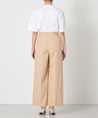 NAVE 【ReNave・セットアップ可/洗える/接触冷感/UVケア】コットンポリブロード パンツ ベージュ系