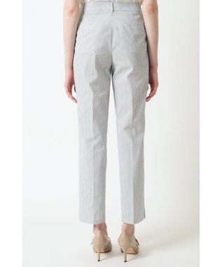 DAKS COOL MAX シアサッカークロップドパンツ グレー