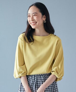 ANY ツイストスリーブ トップス イエロー