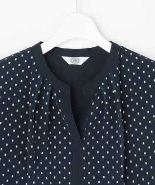 J.PRESS LADIES L パネルプリント スキッパー カットソー ネイビーベース系5