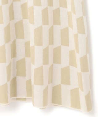 JOSEPH ファインアルコーブジャガード　ニットドレス Pale Olive/Ivory