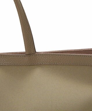 TOPKAPI 【Breath TOPKAPI】NORM ノーム リサイクル ポリエステル シュリンクレザー コンビ A4 トート バッグ グレージュ