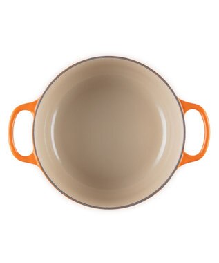 YAMATO テーブル＆キッチン 【ル・クルーゼ】シグニチャー ココット・ロンド 20cm  オレンジ レッド