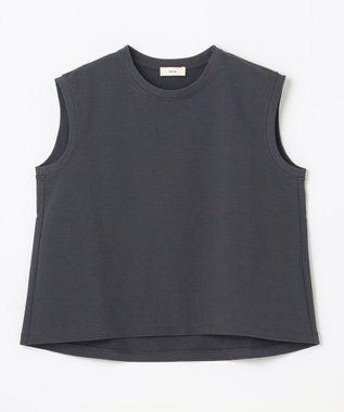 NAVE 【Nave　洗える】クリアジャージー ノースリーブ グレー系