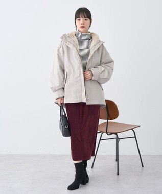 earth music&ecology マルチウェイマウンテンパーカー Beige