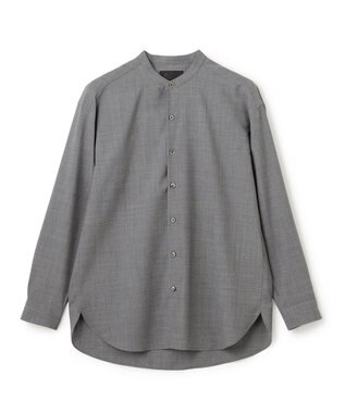 JOSEPH HOMME 【HIGH GRADE LINE】テックウールポプリン    バンドカラーシャツ