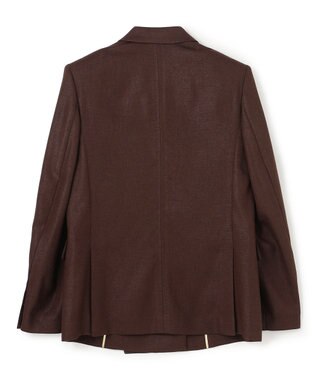 BEIGE， CAROLE / リネンライク ダブルジャケット Bordeaux