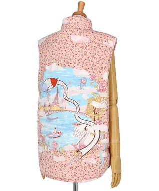 tsumori chisato SLEEP ツモリチサト ベスト ノースリーブ ルームウェア 綿100%(表生地) レディース URX180 /ワコール ベージュ