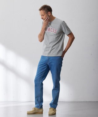 J.PRESS MEN アーチロゴ Tシャツ ライトグレー系