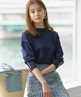 組曲 L 【WEB限定】コットンポリエステル リラクシーニット