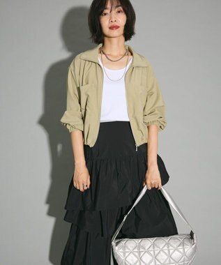 Green Parks ライトＺＩＰシャツブルゾン Olive