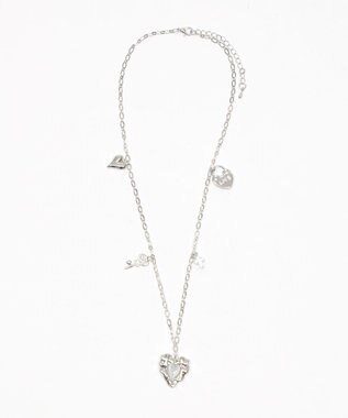 WEGO Lストーンハートジャラモチーフネックレス 柄1