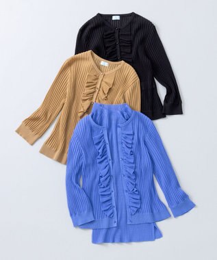 組曲 ベーシック シアーニット ブルー系