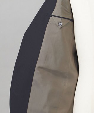 GOTAIRIKU 【御幸毛織】Superio160 ウールカシミヤ スーツ（ブラックストライプ） ブラック系8