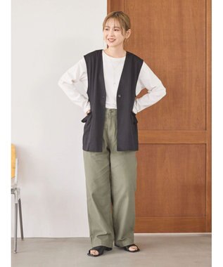 AMERICAN HOLIC Ｖネックジレ Black