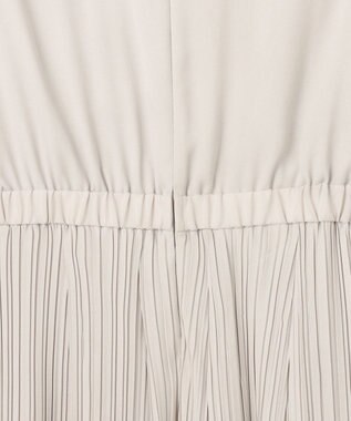 23区 S 【洗える】クリスタルアムンゼン ウエスト切り替え ワンピース ベージュ系