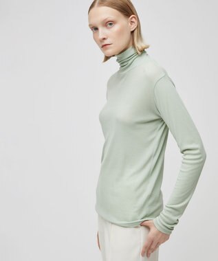 BEIGE， SORE / ハイネックカットソー Sage