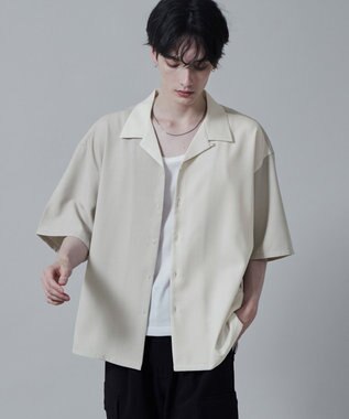 カラーブロックオープンカラーシャツ（S） / WEGO