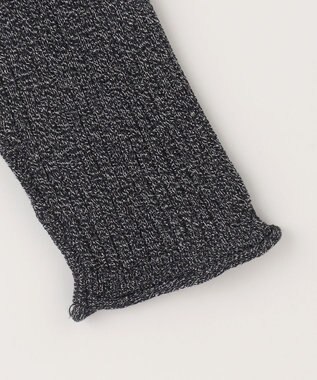 ANY SIS 【洗える】ラメシアーリブ ニット ブラック