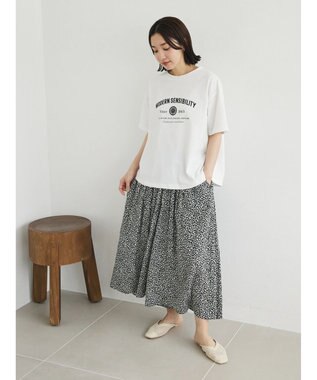 Green Parks エンブレムロゴボックスＴシャツ Off White