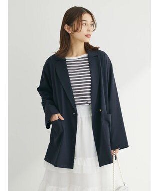 Green Parks イージーテーラードカラージャケット Dark Navy