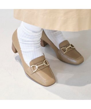 ing <ing>ビット付ヒールローファー