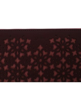 genten カレイド ラウンド長財布 ワイン