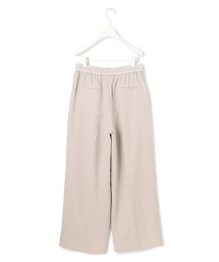 ICB L 【新色追加・UVケア・接触冷感・速乾・防シワ・洗える】 FluidBackSatin  ワイドパンツ トープ系