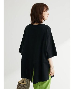 Green Parks バックスリットカットチュニック Black