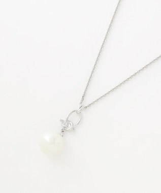 J.PRESS LADIES デザインパールワントップ ネックレス シルバー系
