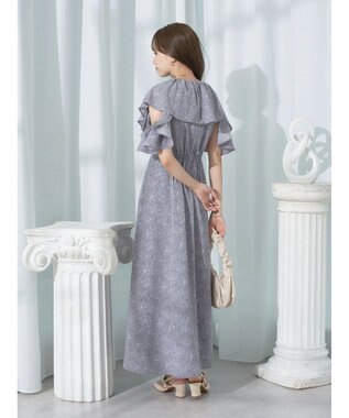 earth music&ecology ２ＷＡＹ　フリルスリーブワンピース Sax