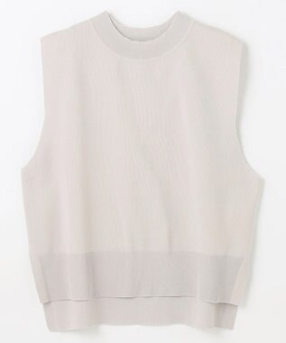 ANY L ニットベスト グレージュ