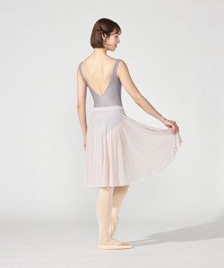 Chacott ノースリーブレオタード チャコールグレーＰＴ