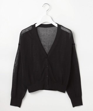 Feroux シアーニット カーディガン ブラック系