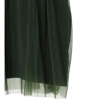 Green Parks プリーツチュールドッキングプルオーバー Green