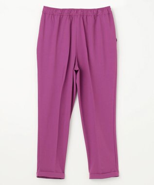 ANY 【接触冷感・UVケア】イージーケア美脚 パンツII パープル