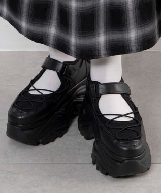 WEGO コードデザイン厚底ボリュームシューズ