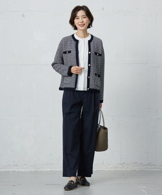 J.PRESS LADIES シュノワデシン カットソー ホワイト系
