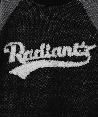 WEGO サガラロゴ配色BIGニットプルオーバー ブラック