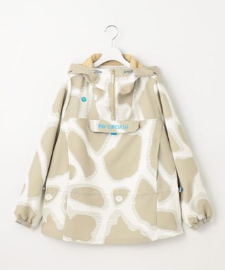 PW CIRCULUS 【WOMEN】プリント ウエスト2WAY アノラック ゴルフウェア レディース ベージュ系5