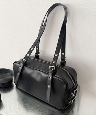 WEGO サイドベルトボストンバッグ ブラック