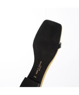 MODE ET JACOMO <MODE ET JACOMO>スリムストラップフラットサンダル ブラック
