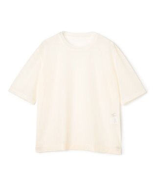 BEIGE， SELEN / リブコンビ シアーTシャツ Ecru
