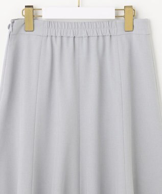 ANY SIS 【WEB・一部店舗限定】リネンライクポリエステル スカート ブルーグレー