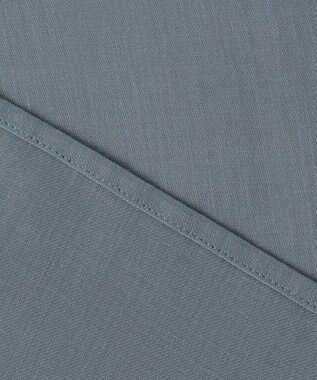 23区 S 【見上愛さん着用/洗える】シアービエラ ボウタイ ブラウス ダルブルー系