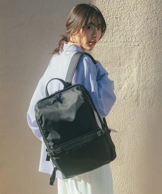 ACE BAGS & LUGGAGE W&.Day/Night リッカ2 スクエアリュック B4サイズ 15.6インチPC収納 19153 ダブルアンドデイナイト ブラック